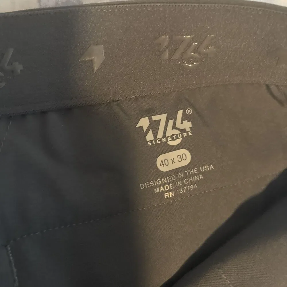 1764 Blaze Men’s Golf Pants Carbon Grey Size 40 X 30